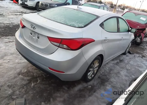 2016 Hyundai Elantra Se z USA, uszkodzony, nr VIN KMHDH4AE8GU488009